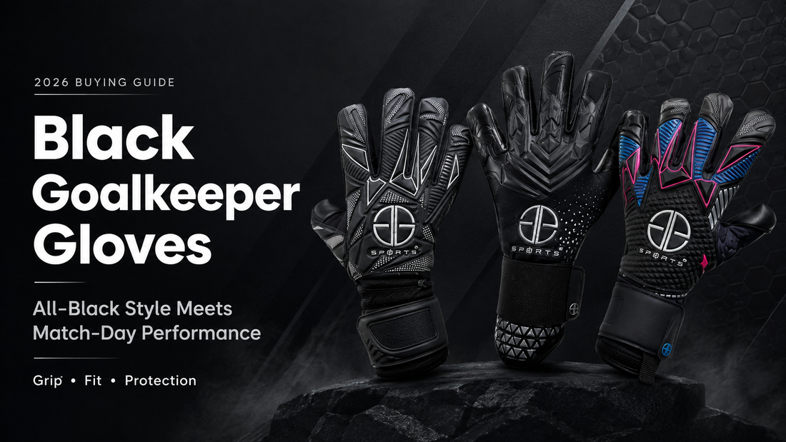 Black Goalkeeper Gloves | GG Sports Pro