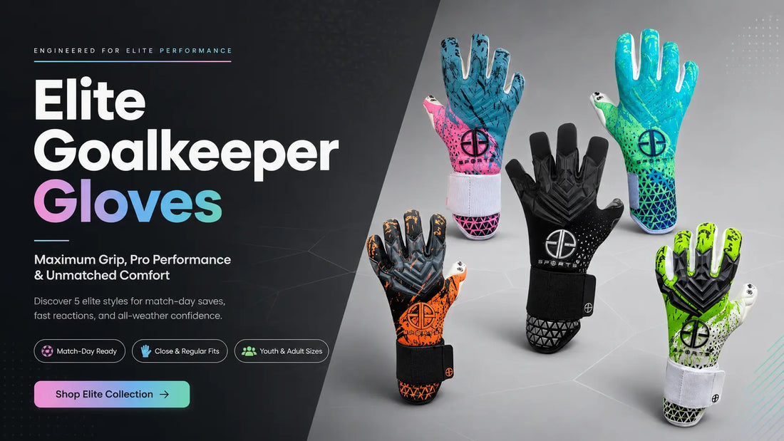Elite Goalkeeper Gloves Maximum Grip, Pro Performance & Unmatched Comfort