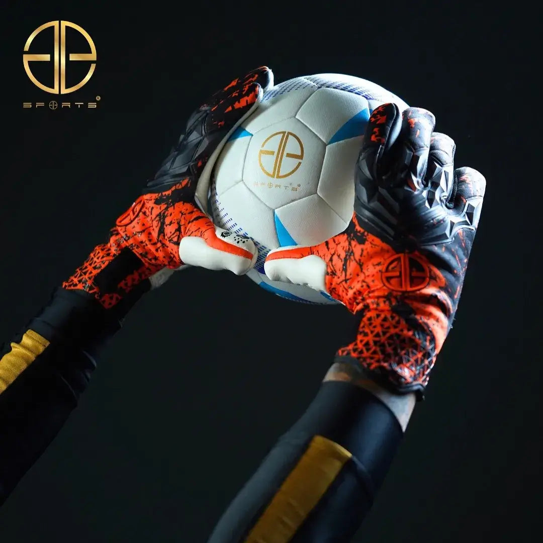 Goalkeeper gloves soccer gloves goalie gloves sublimation 3D rubber punch zone airprene breathable gusset for kids boys children