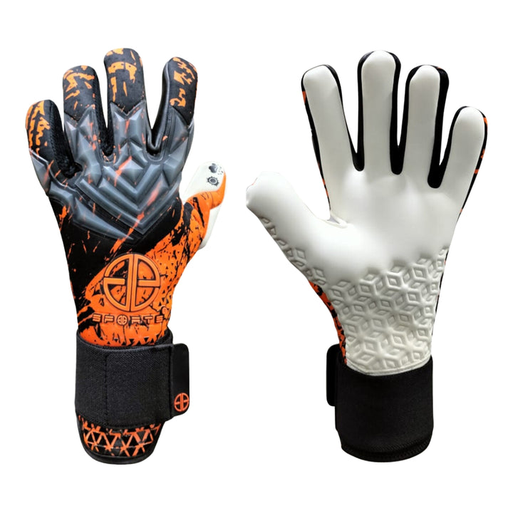 Goalkeeper gloves soccer gloves goalie gloves sublimation 3D rubber punch zone airprene breathable gusset for kids boys children