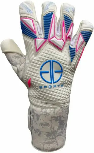 Hybrid Cut & 3D Punch Zone Youth Football Gloves with Airprene Body, Sublimation Texture & Anti-Slip Wrist for Kids & Adults, Boys & Girls